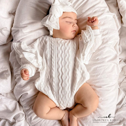 Ruffles Romper and Matching Headband