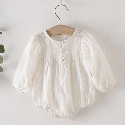 The Sweetest Embroidery Rompers