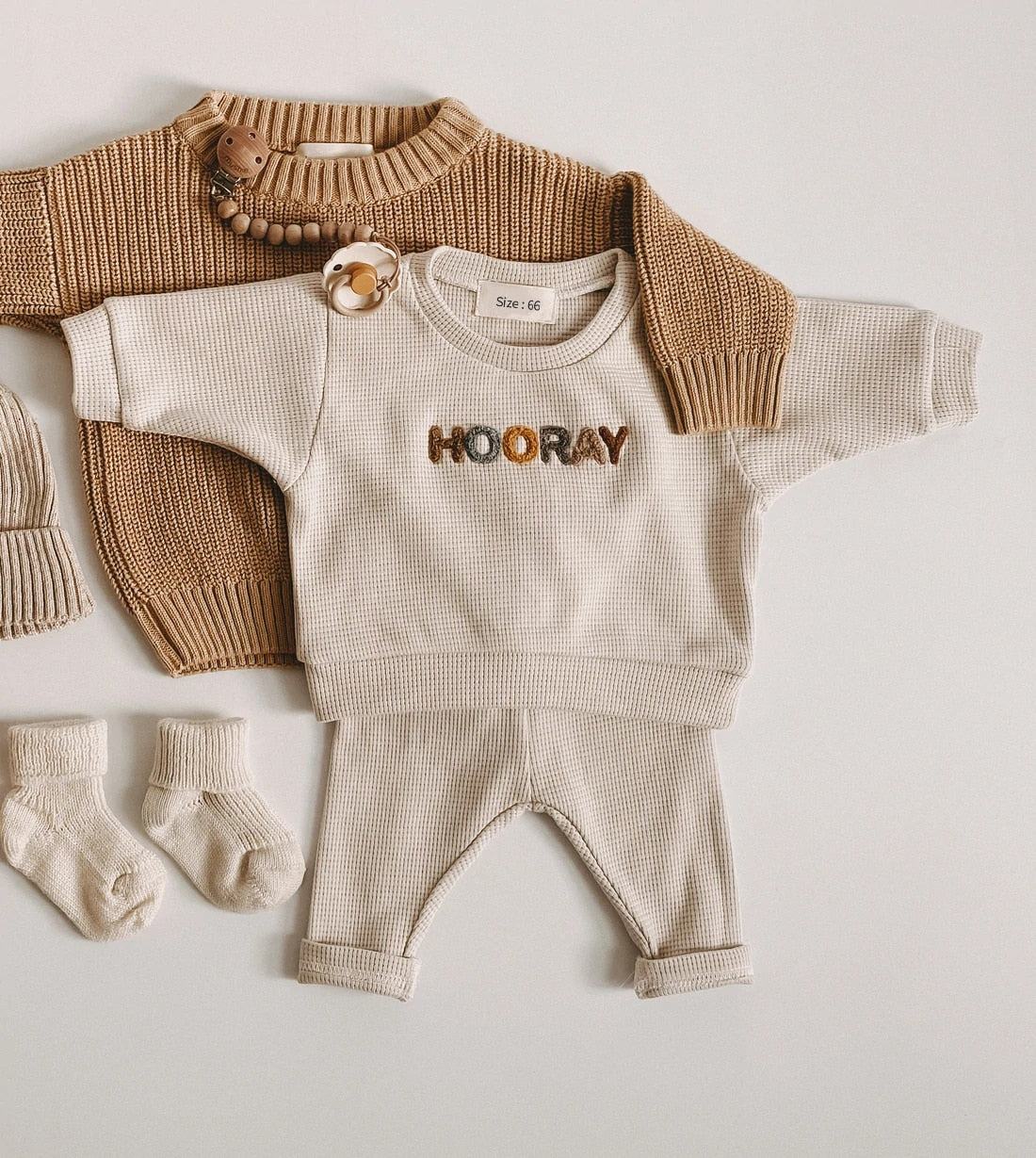 Natural Cotton Matching Set