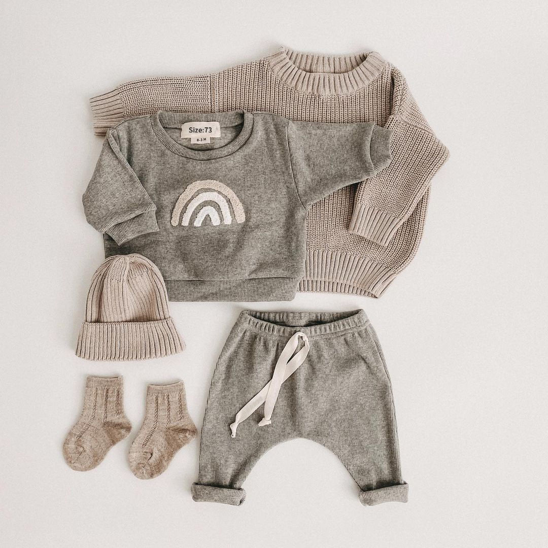 Natural Cotton Matching Set