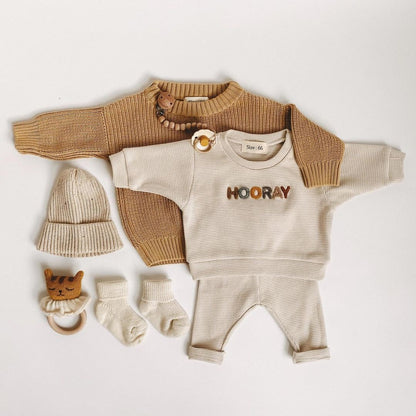 Natural Cotton Matching Set