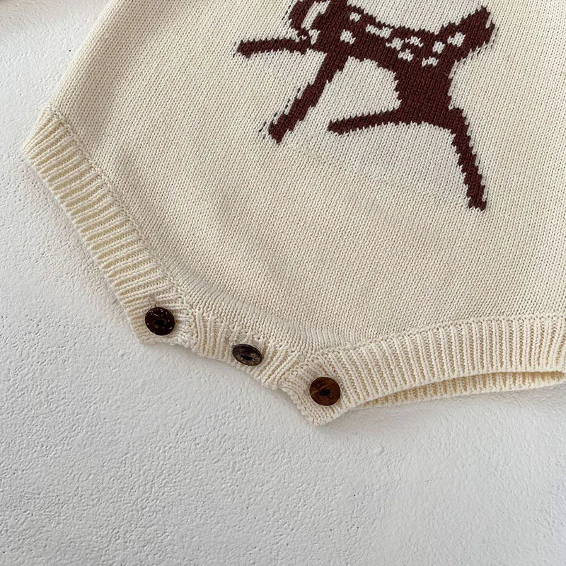 Enchanting Fawn Romper and Hat