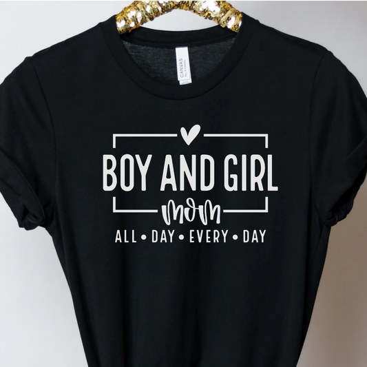 Boy and Girl Mom - Unbroken Badass